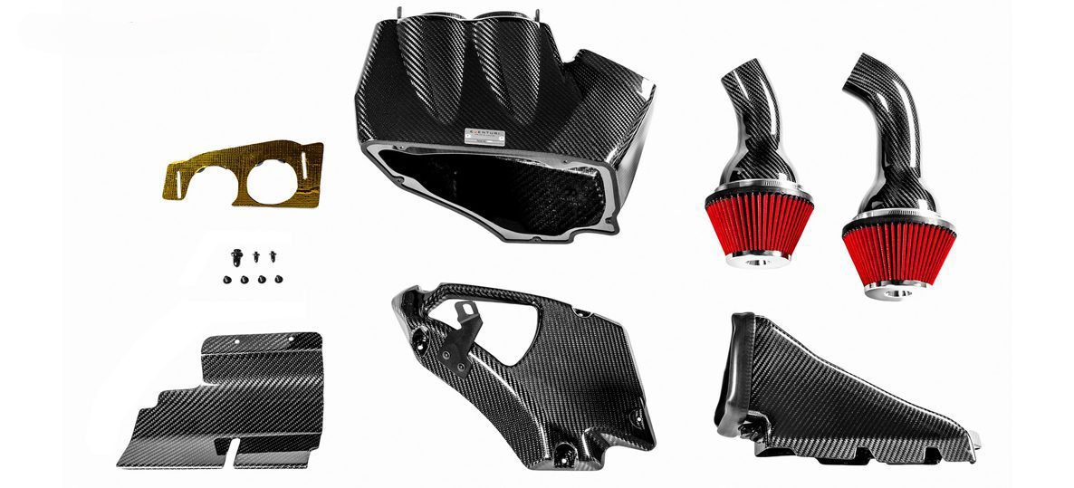 Eventuri Black Carbon Intake System for C7 Audi RS6 and RS7 [EVE-C7RS6-CF-INT]