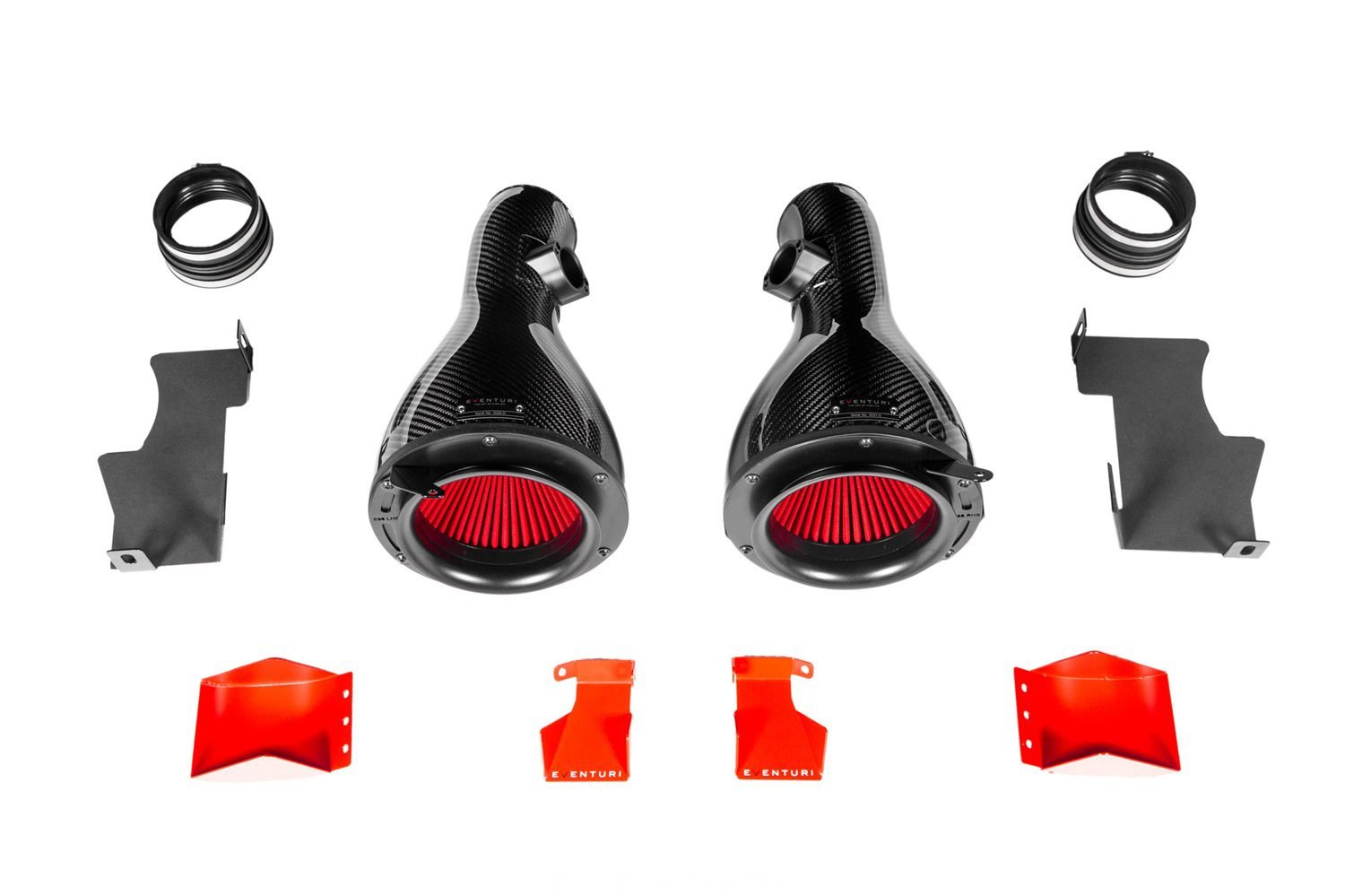 Eventuri Black Carbon V2 Intake System for E6X BMW M5 / M6 [EVE-E60V2-CF-INT]
