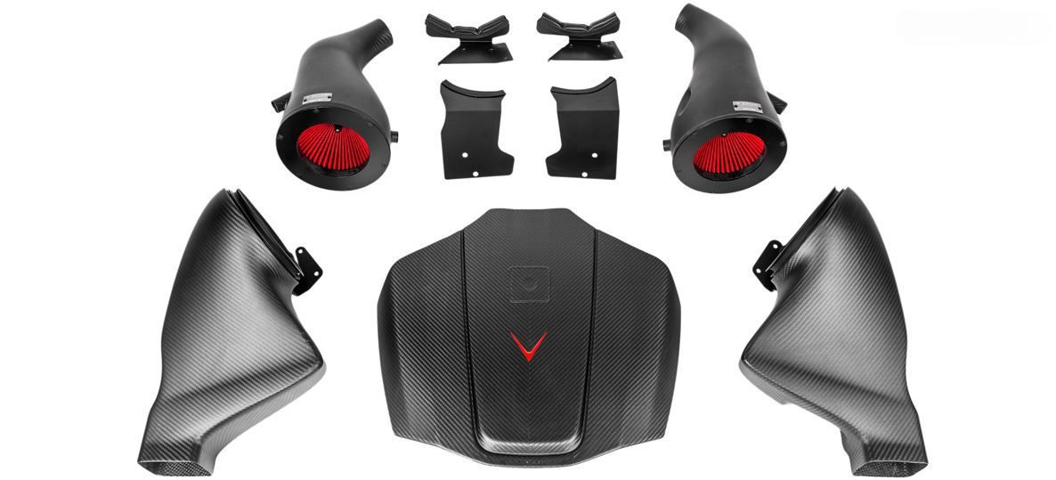 Eventuri Matte Carbon Intake System for C190 and R190 Mercedes-AMG GT / GTR / GTS [EVE-AMGGT-CFM-INT]