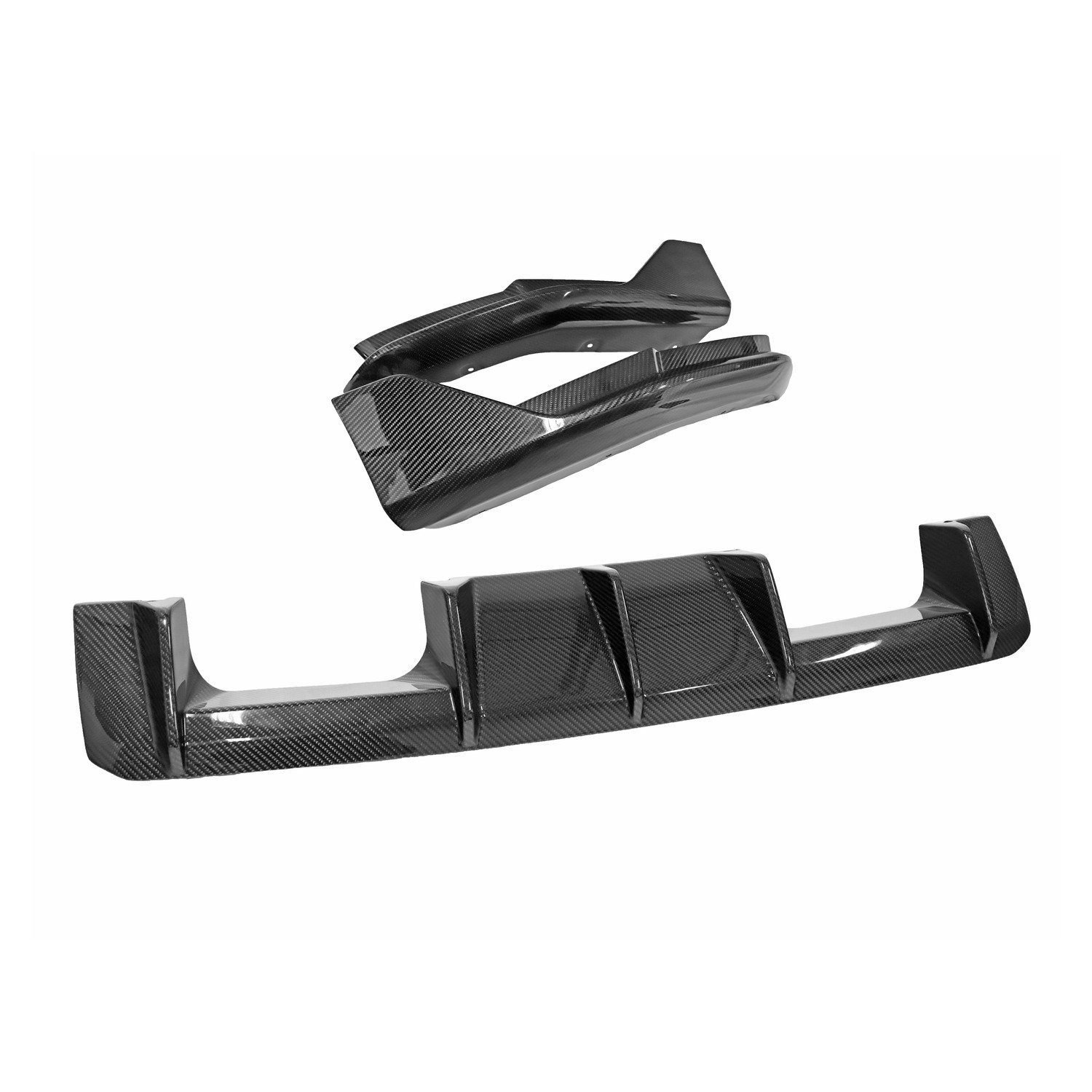 Exotic Car Gear Carbon 3-Piece Rear Diffuser for G80 / G82 BMW M3 & M4 [ECG-BMW-G803PRD]