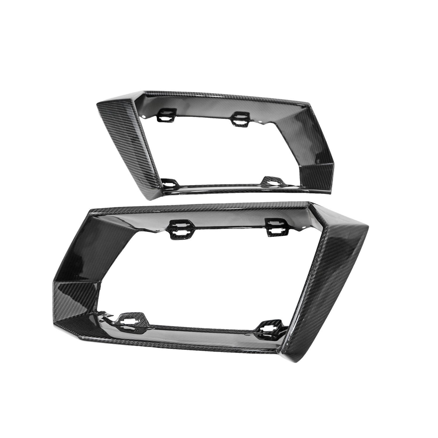 Exotic Car Gear Carbon Front Bumper Air Intake Finishers for LP700-4 Lamborghini Aventador