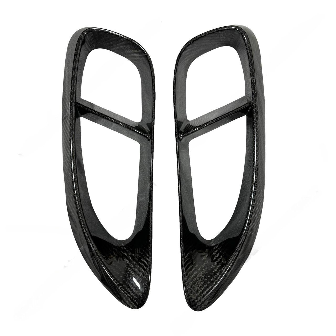 Exotic Car Gear Carbon Side Air Intakes for 982 Porsche 718 Boxster / Cayman GTS 4.0 [ECG-POR-7184SAI]