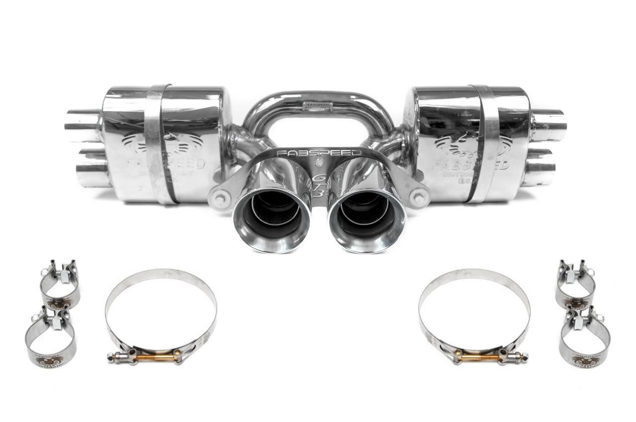Fabspeed Center Mini Maxflo Performance Exhaust System for 991.1 Porsche 911 GT3 & GT3 RS