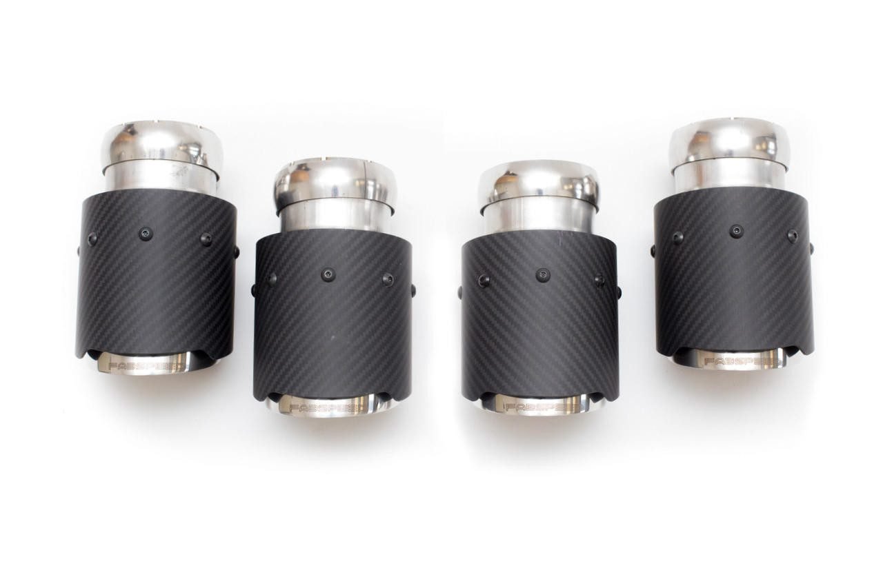 Fabspeed Deluxe Quad Style Tips for 9Y0 / 9Y3 Porsche Cayenne S