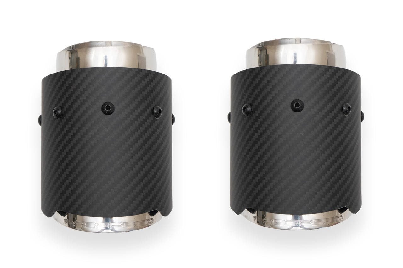 Fabspeed Dual Carbon Fiber Tips for McLaren 540C / 570 GT / 570S