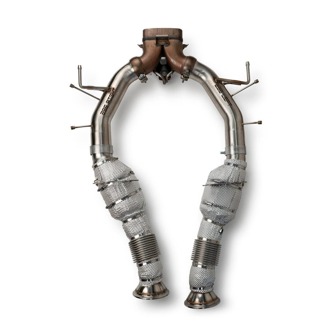 Fabspeed HJS Sport Cats for Ferrari 296 GTB & GTS