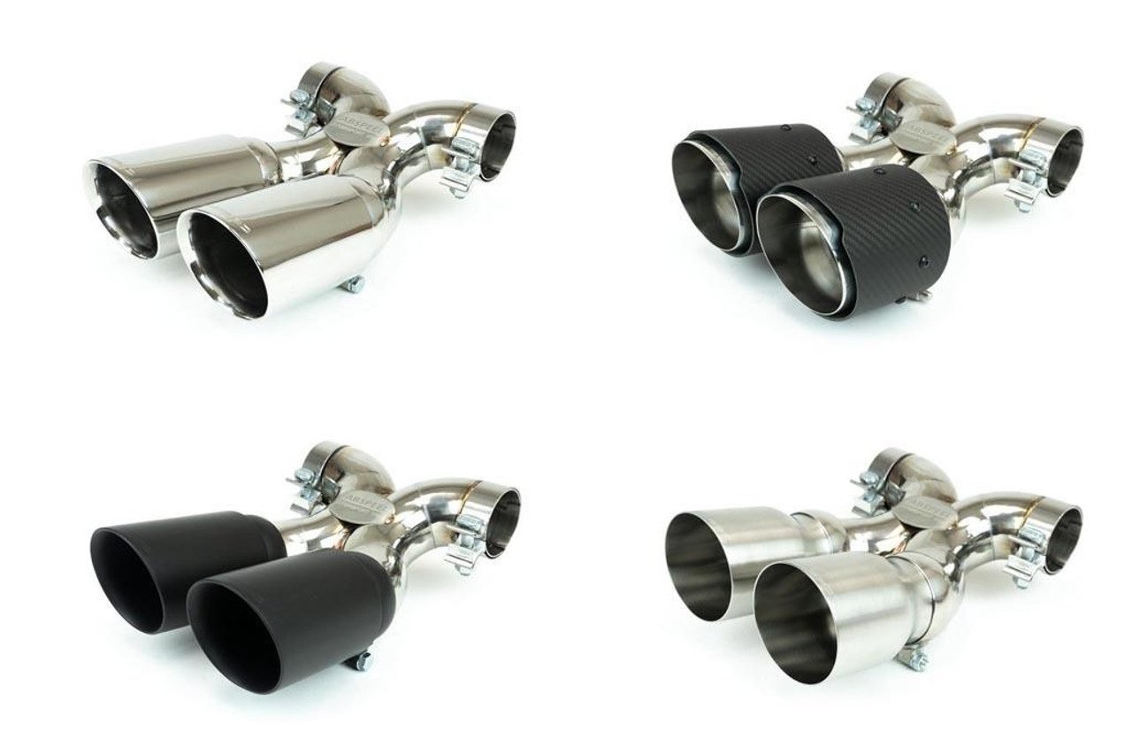 Fabspeed Maxflo True X-Pipe with Dual Tips for 987.2 Porsche Boxster / S / Spyder and Cayman / R / S
