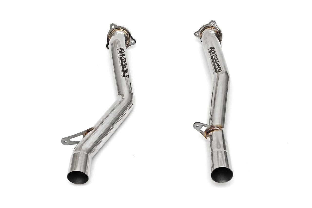 Fabspeed Secondary Competition Link Pipes for 958 Porsche Cayenne Turbo & Cayenne Turbo S