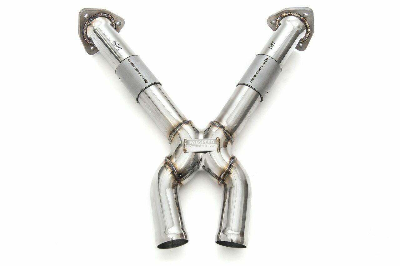 Fabspeed Secondary Competition Link X-Pipe for Aston Martin Vantage V8 [FS.ASM.VNTV8.SCBX]