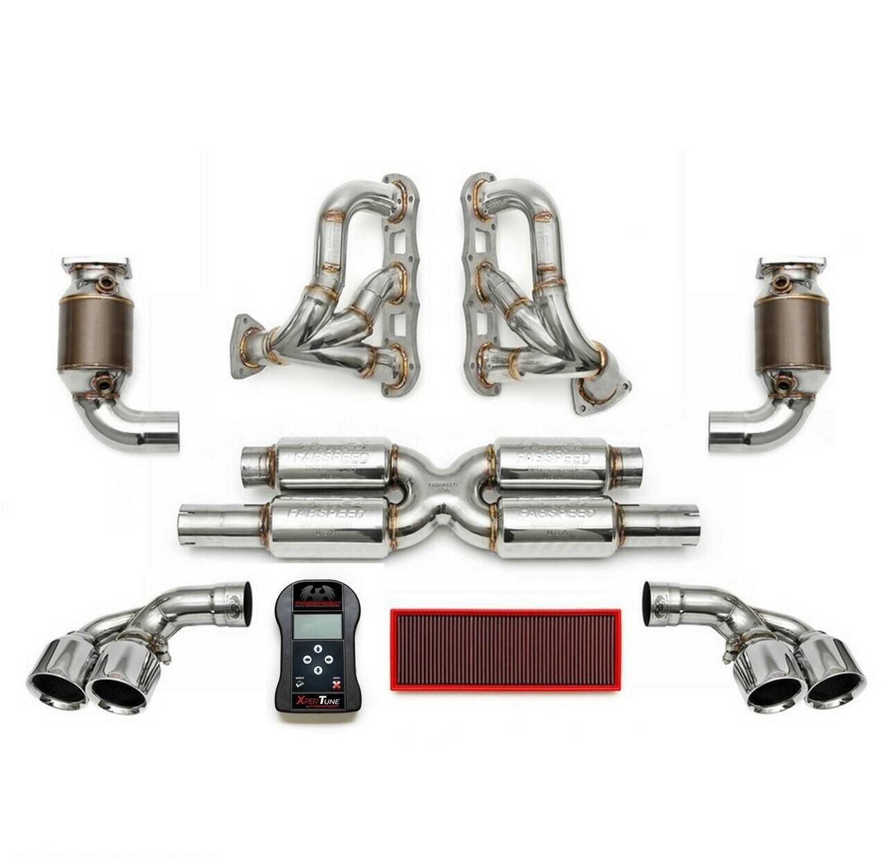 Fabspeed Street Performance Package for 991.1 Porsche 911 Turbo & Turbo S