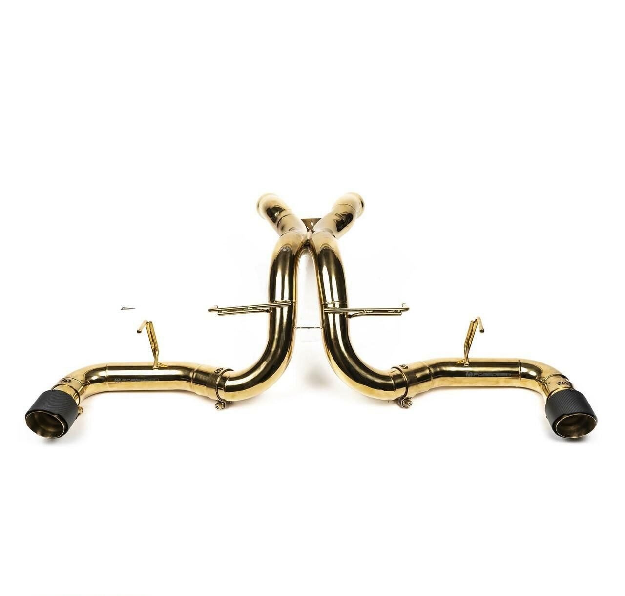 Fabspeed Supreme Titanium X-Pipe Exhaust System for McLaren 540C / 570 GT / 570S