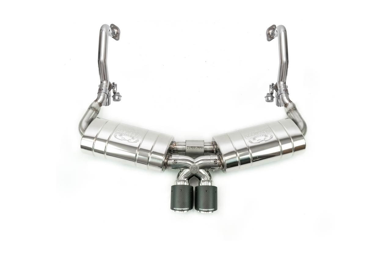 Fabspeed TrackTec Valved Bypass Exhaust System for 981 Porsche Boxster / S and Cayman / S