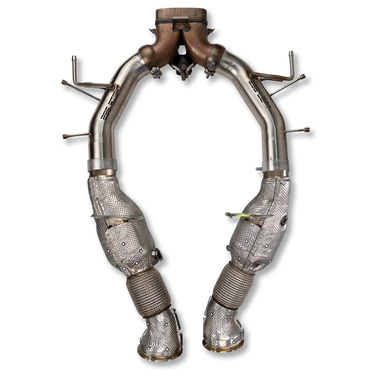 Fabspeed Valve Bypass Pipes for Ferrari 296 GTB & GTS