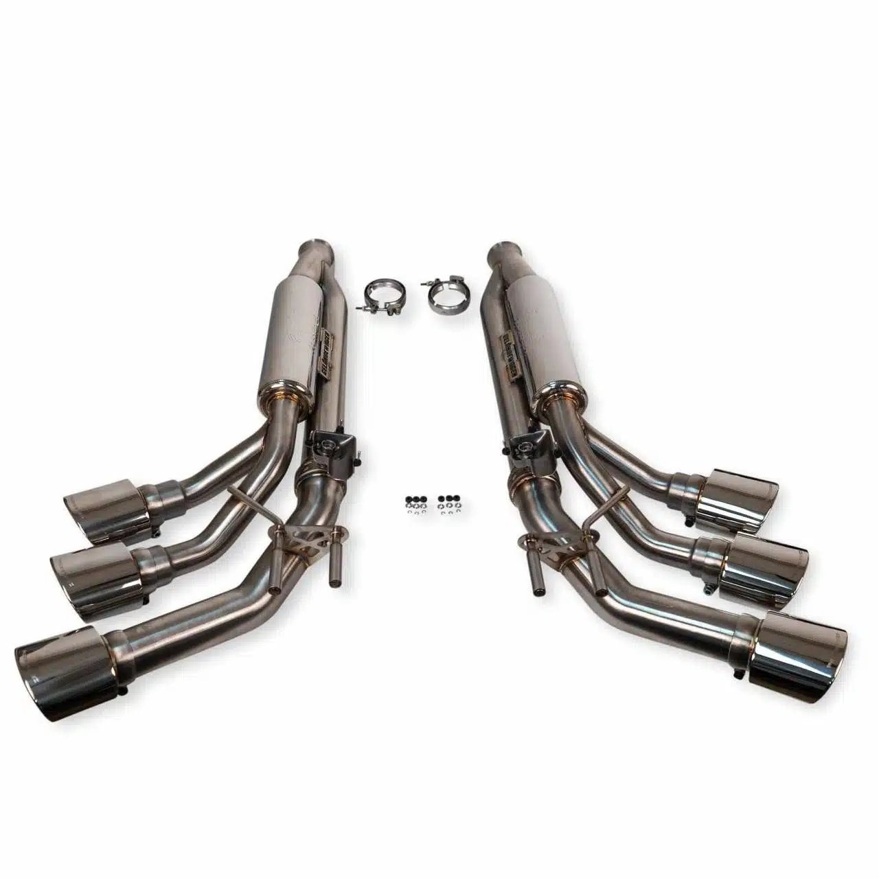 Fabspeed Valved Exhaust with Triple Tips for W463 Mercedes-Benz G 550