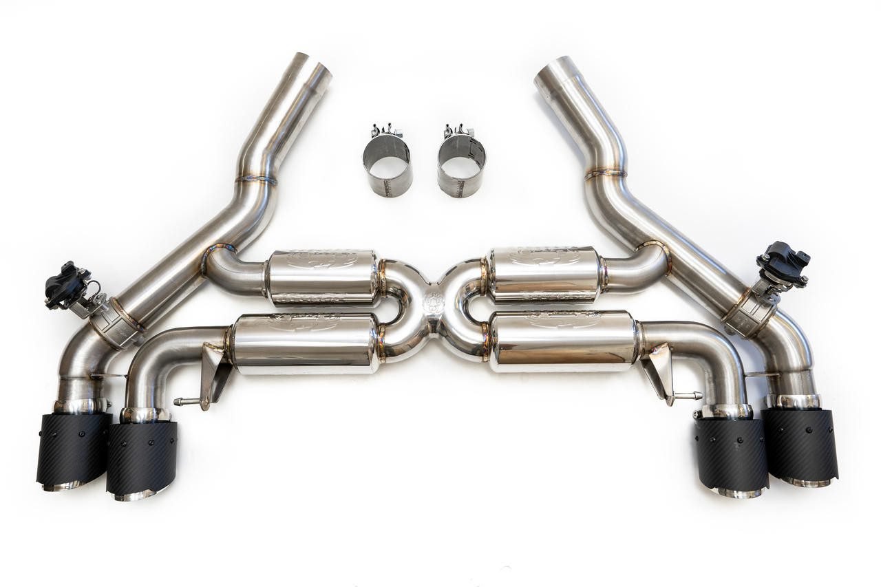 Fabspeed Valvetronic Exhaust System with Quad Tips for BMW F90 M5