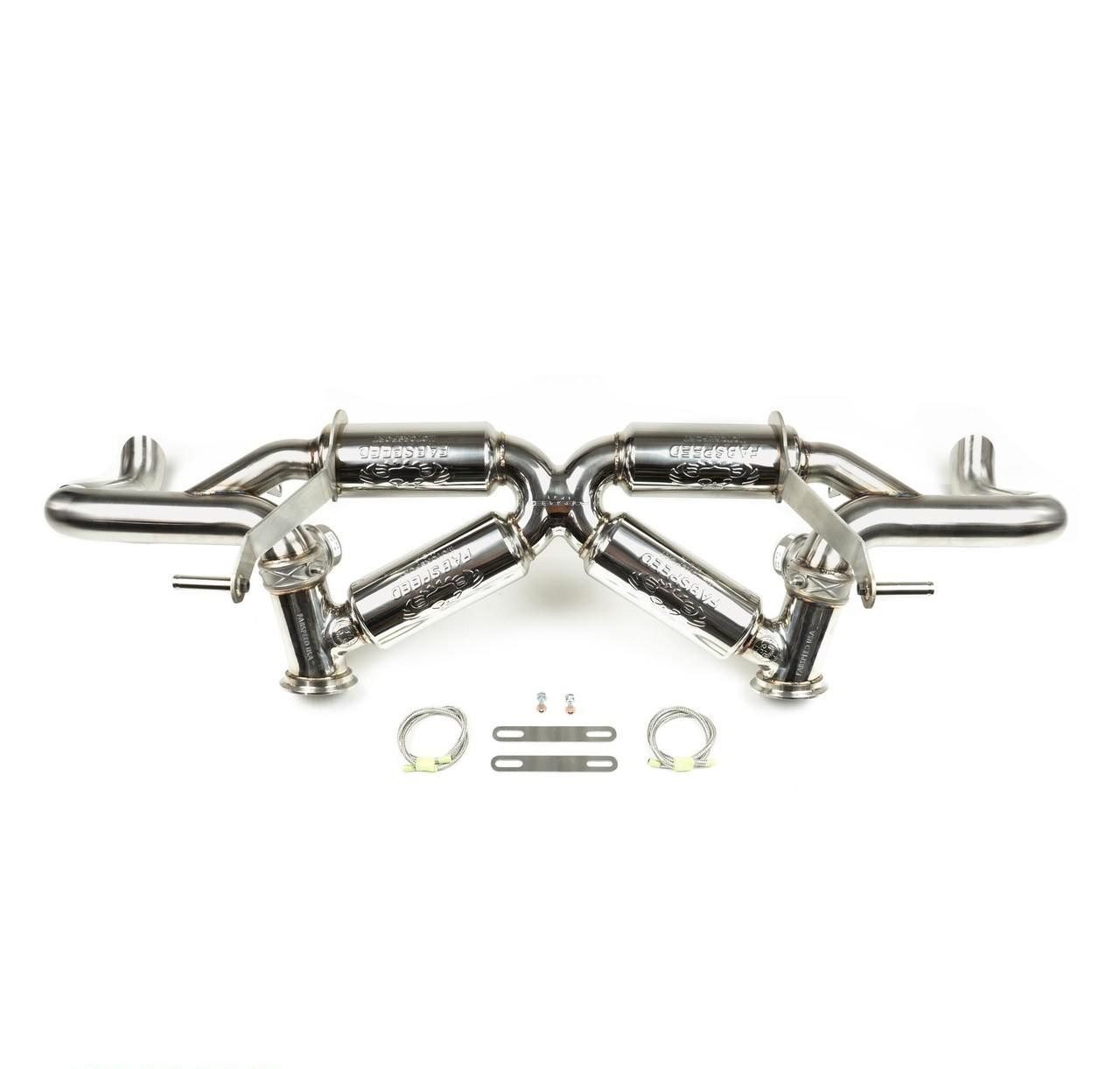 Fabspeed Valvetronic Supersport X-Pipe Exhaust System for 4S Audi R8 2019+ [FS.AUD.R820V10.VLV]