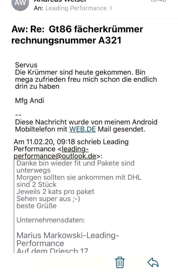 Fächerkrümmer TOYOTA GT86 Sportkat 200 Zeller E-Nummer Auspuff