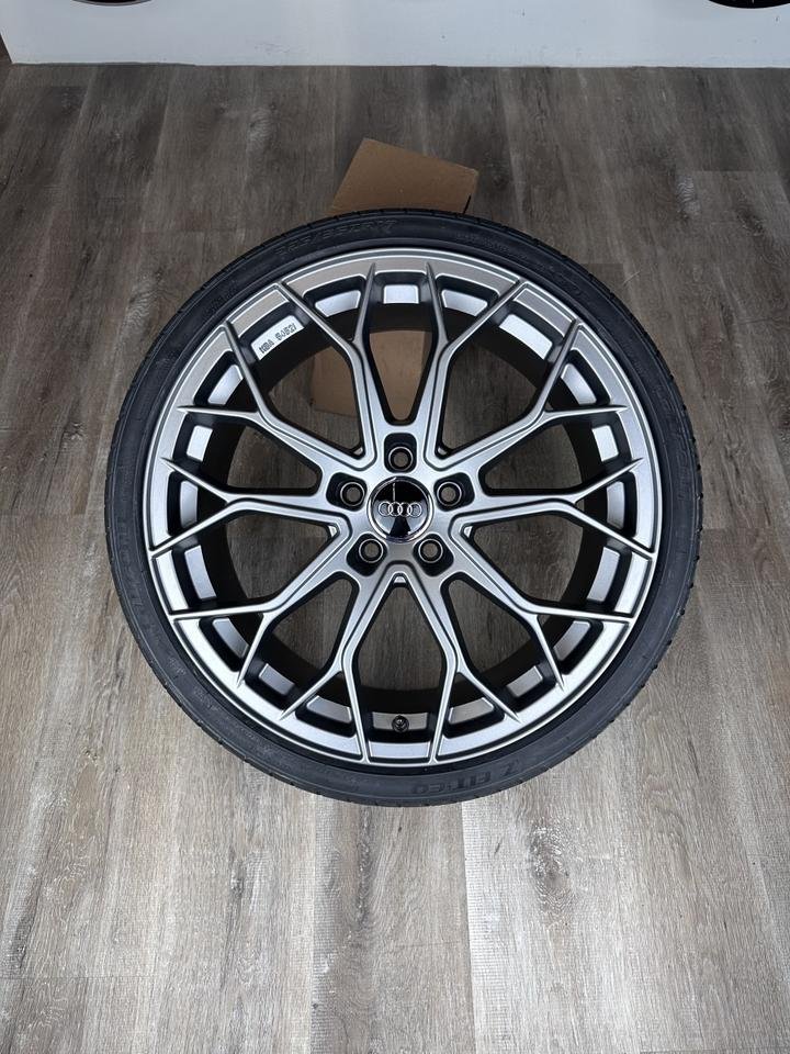 FF Wheels FF01 19 Zoll Allwetterreifen für Audi A4 S4 A5 S5 TT TTS TTRS Q3 SQ3 Q2 SQ2 B8 B81 B9 8J 8S FV 8U 8U1 GA F3 Felgen Reifen Räder grau matt Avant TDI 5×112 sline…