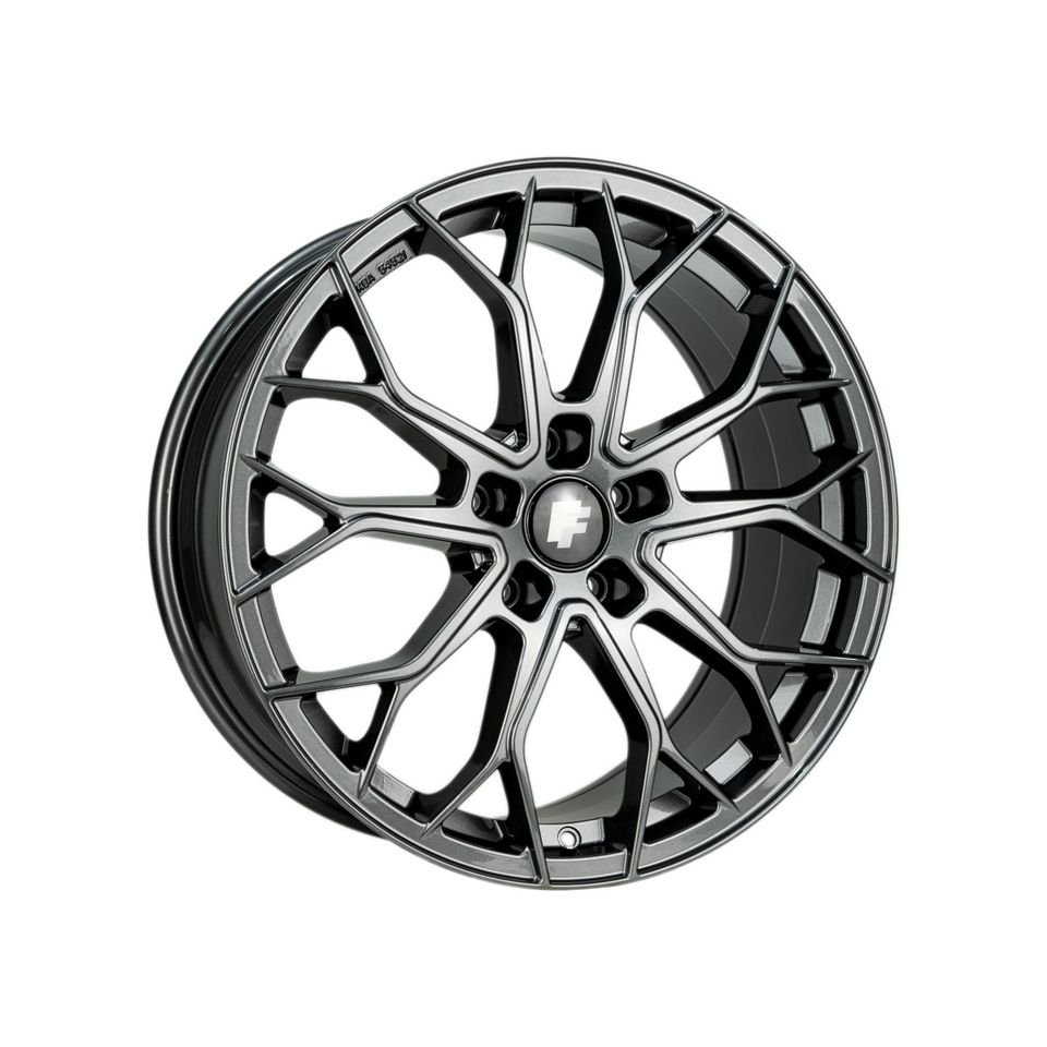 FF Wheels FF01 19 Zoll Allwetterreifen für Audi A4 S4 A5 S5 TT TTS TTRS Q3 SQ3 Q2 SQ2 B8 B81 B9 8J 8S FV 8U 8U1 GA F3 Felgen Reifen Räder schwarz Avant TDI 5x112 sline...