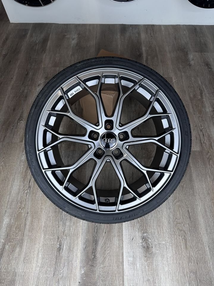FF Wheels FF01 19 Zoll Allwetterreifen für Audi A4 S4 A5 S5 TT TTS TTRS Q3 SQ3 Q2 SQ2 B8 B81 B9 8J 8S FV 8U 8U1 GA F3 Felgen Reifen Räder schwarz Avant TDI 5x112 sline...