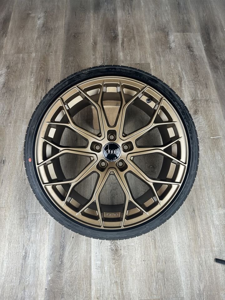 FF Wheels FF01 19 Zoll Allwetterreifen für Audi A4 S4 A5 S5 TT TTS TTRS Q3 SQ3 Q2 SQ2 B8 B81 B9 8J 8S FV 8U 8U1 GA F3 Felgen Reifen Räder schwarz Avant TDI 5x112 sline...
