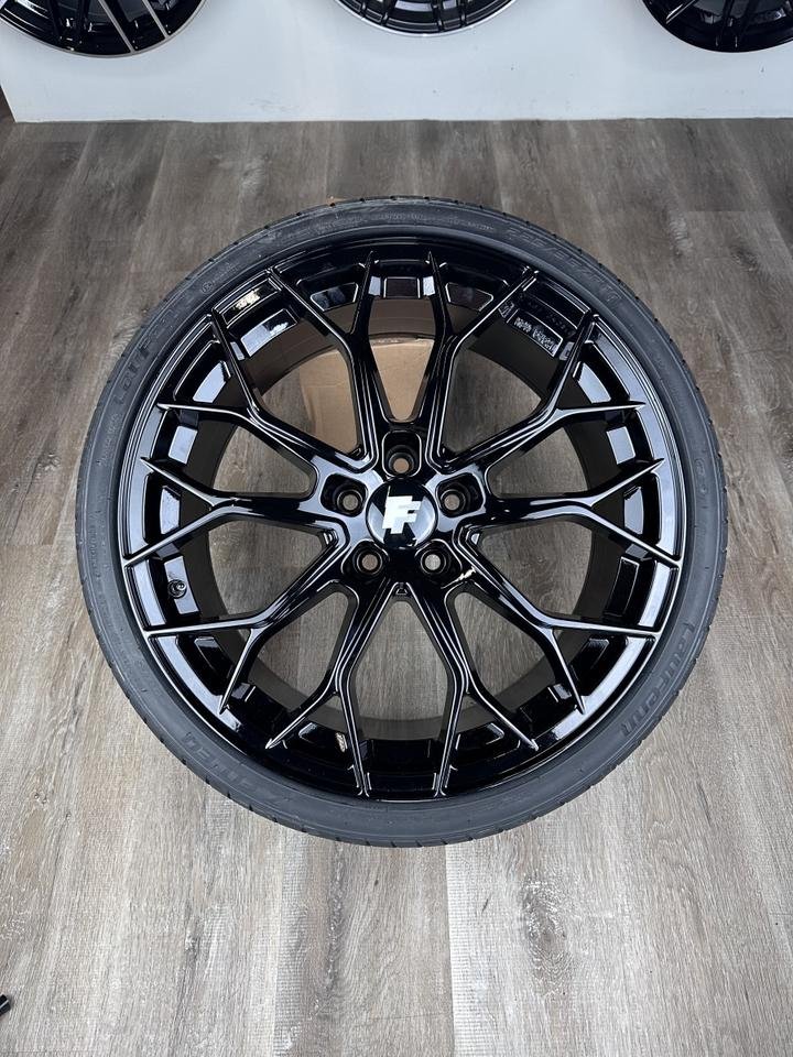 FF Wheels FF01 19 Zoll Allwetterreifen für Mercedes Benz E CL GLA S Klasse W213 S213 A238 C215 C216 CL500 X156 W156 W220 Coupe Felgen Reifen Räder schwarz Performance AMG CDI…