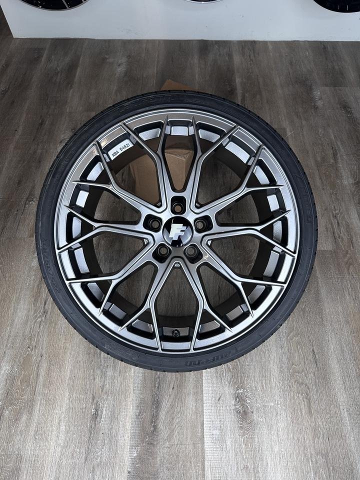 FF Wheels FF01 19 Zoll Allwetterreifen für Mercedes Benz E CL GLA S Klasse W213 S213 A238 C215 C216 CL500 X156 W156 W220 Coupe Felgen Reifen Räder anthrazit Performance AMG…