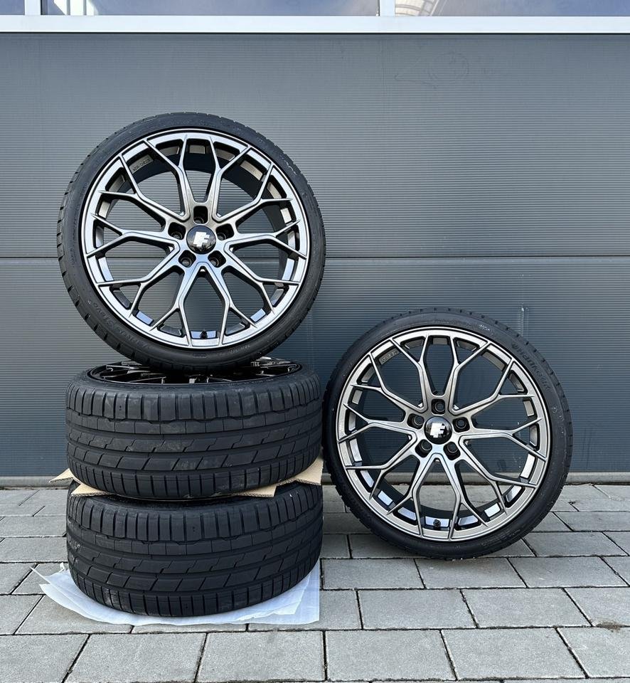 FF Wheels FF01 19 Zoll Sommerräder für Mercedes Benz E CL GLA S Klasse W213 S213 A238 C215 C216 CL500 X156 W156 W220 Coupe Felgen Reifen Räder anthrazit Performance Sommerreifen…