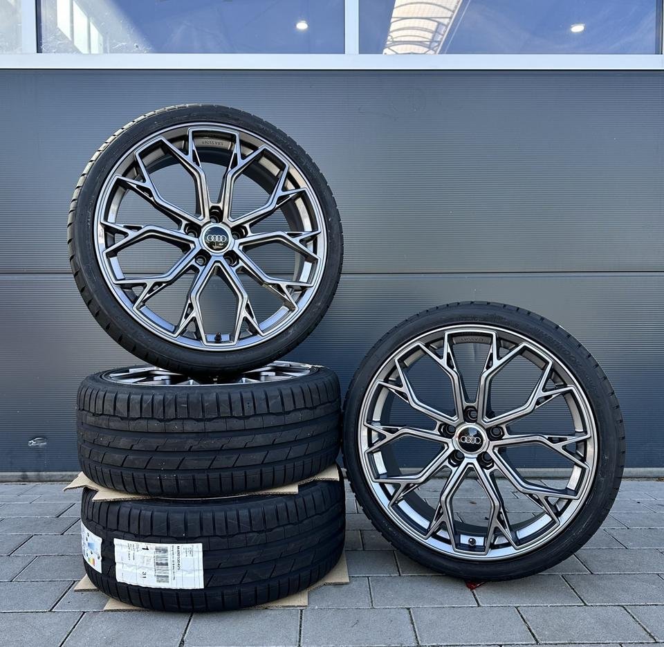 FF Wheels FF02 19 Zoll Sommerräder für Audi A3 A4 TT S3 RS3 8P 8V GY 8Y S4 B5 B6 B7 8E 8H TTS TTRS 8J 8S FV Felgen Reifen Räder anthrazit ABE sline sportback avant TDI S…