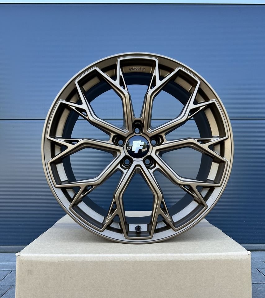 FF Wheels FF02 19 Zoll Sommerräder für Mercedes Benz E CL GLA S EAQ EQB Klasse W213 S213 W214 S214 A238 C215 C216 CL500 X156 W156 W220 Coupe Felgen Reifen Räder schwarz...