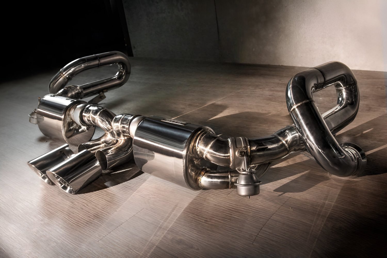 Fi EXHAUST Valvetronic Exhaust System for 997.1 Porsche 911 GT3 [PH-991GT-CBV+TIP70101S*2]
