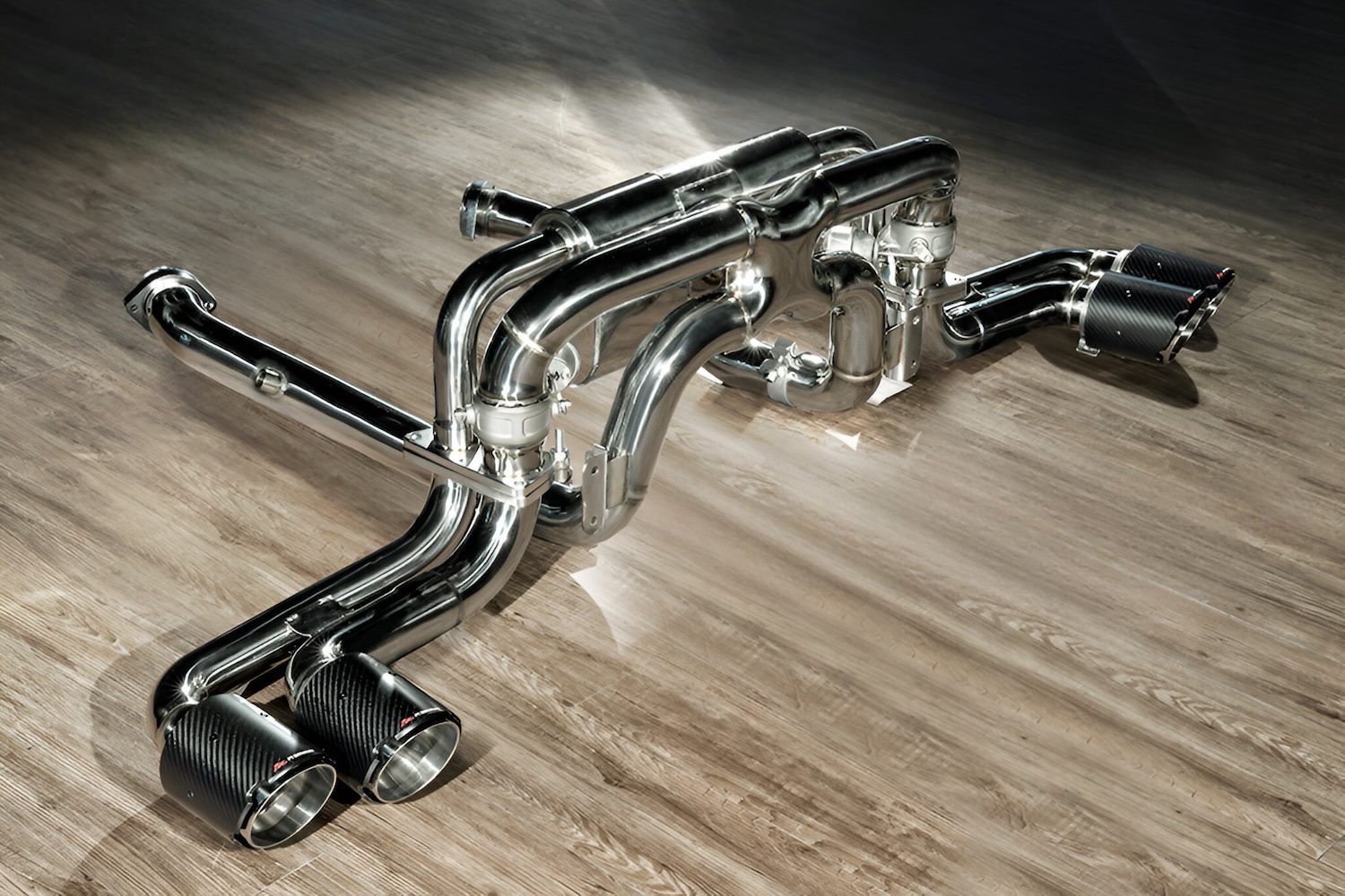 Fi EXHAUST Valvetronic Exhaust System for F131 Ferrari 360 Modena / Spider [FR-360-CBV+TIP63101S*4]