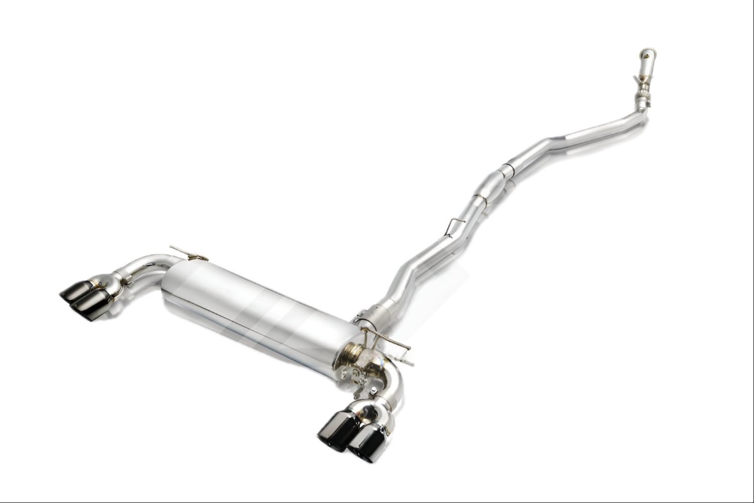 Fi EXHAUST Valvetronic Exhaust System for G3x BMW 530i [BN-G30L4-CBE+TIP-6389Q-S]