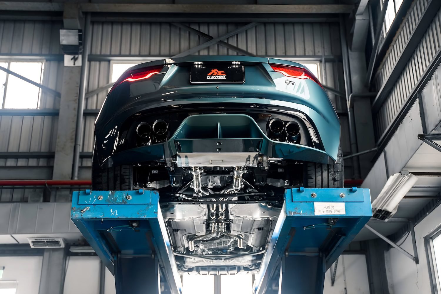 Fi EXHAUST Valvetronic Exhaust System for X152 Jaguar F-Type R (facelift)(OPF) [JG-FV8-CBOE+TIP63101S*4]