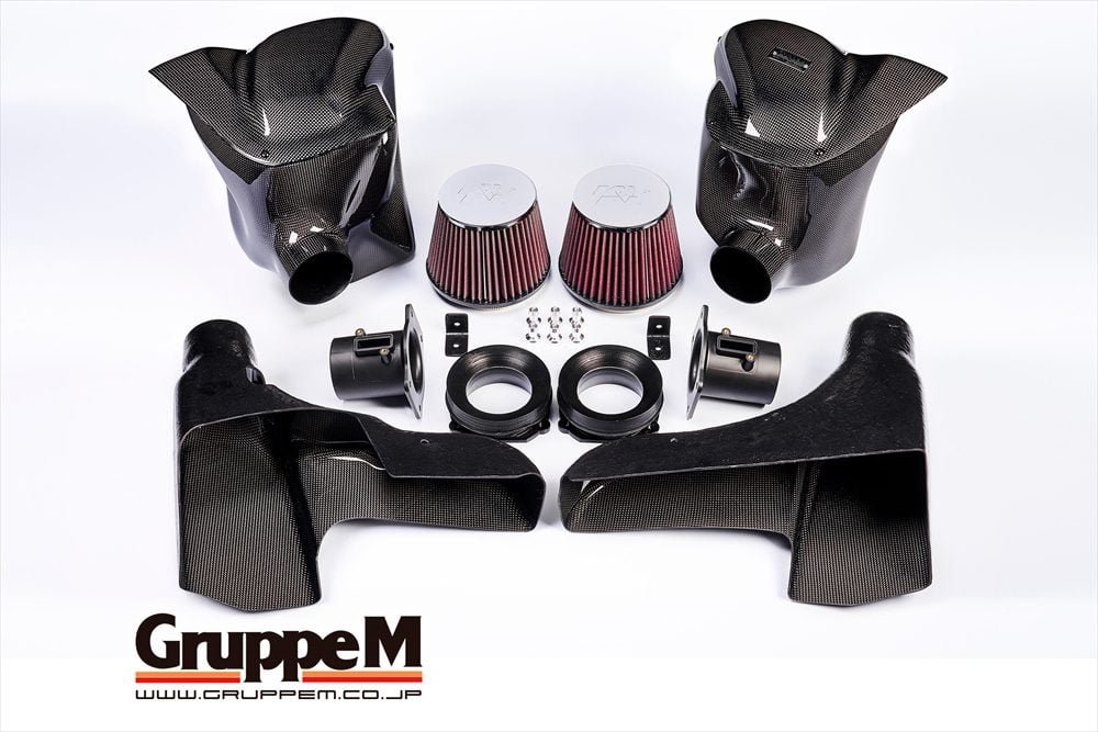 Gruppe M Carbon Fiber EVO RAM Air Intake System for 2009-19 Nissan GT-R [R35] [FR-0212EVO]