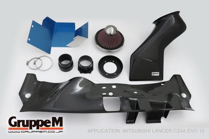Gruppe M Carbon Fiber Ram Air Intake System for CZ4A Mitsubishi Lancer Evolution X [FR-0457]