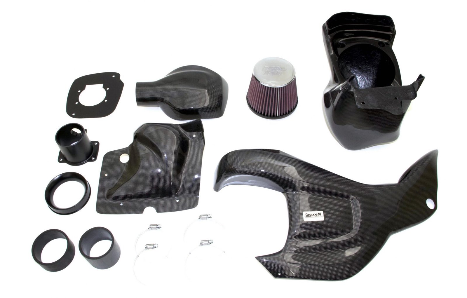 GruppeM Carbon Fiber Ram Air Intake for 2017-19 Honda Civic Type R [FK8] [FR-0525]