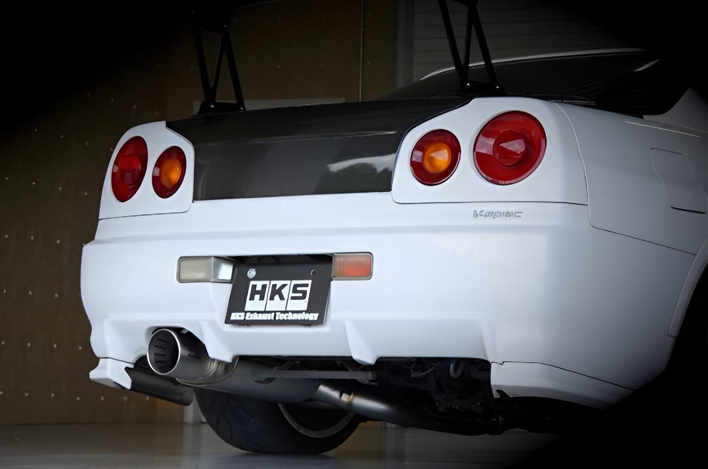HKS Urban Matte Edition Super Turbo Exhaust System for R34 Nissan Skyline GT-R