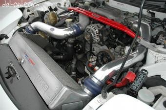 HKS V-Mount Intercooler Kit for 1993-2004 Mazda RX-7 [FD3S] 13001-AZ004