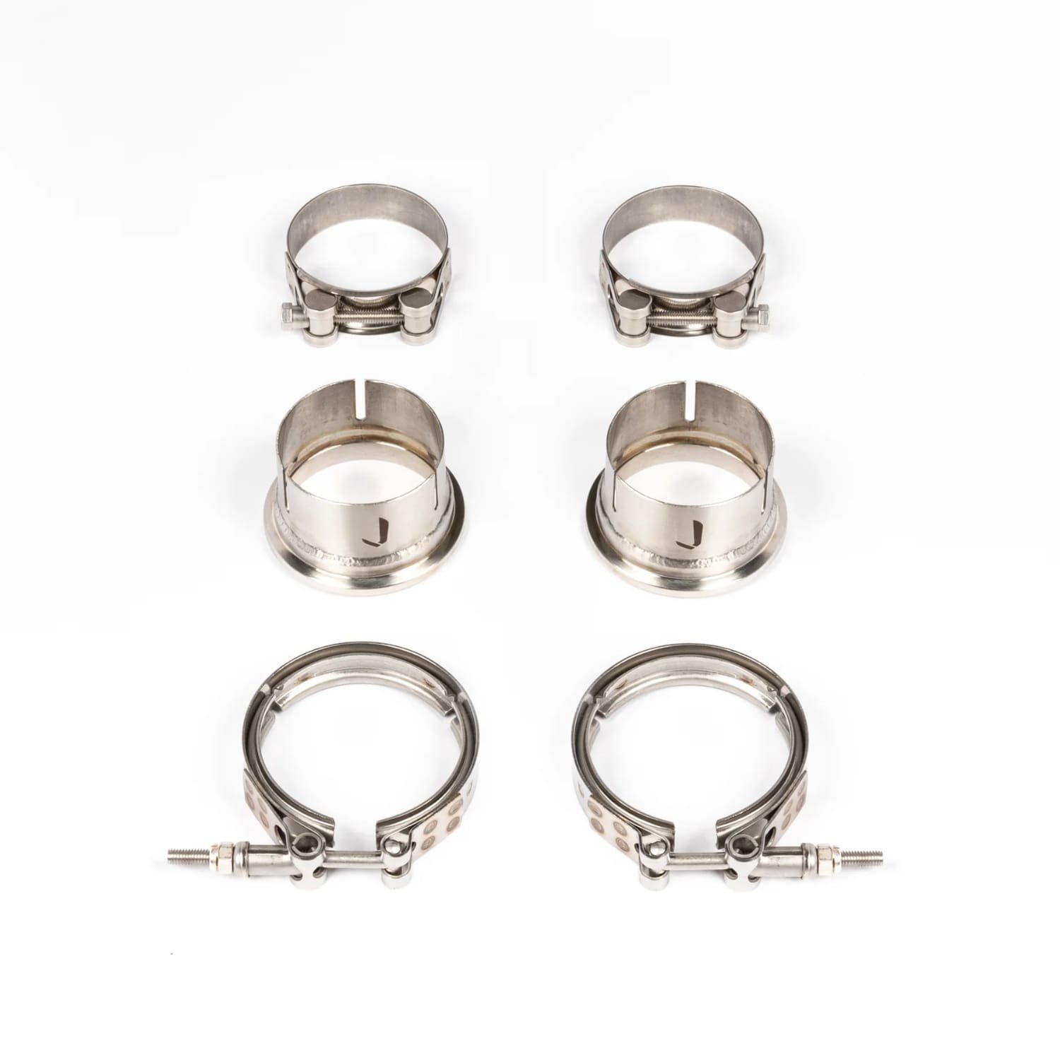 JCR Inconel Exhaust Tip Adapter Set for 982 Porsche 718 Boxster GTS 4.0 and Spyder / 718 Cayman GT4, GT4 RS, and GTS 4.0