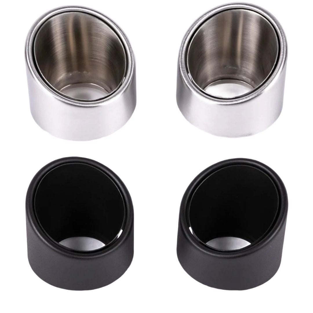 JCR Inconel Rolled Exhaust Tips for 982 Porsche 718 Boxster GTS 4.0, Spyder, and Spyder RS / 718 Cayman GT4, GT4 RS, and GTS 4.0