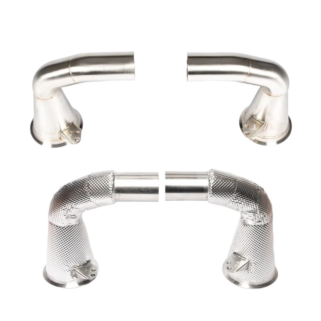 JCR Inconel Silencer Deletes for 992.1 Porsche 911 Carrera, Carrera GTS, and Carrera S / Sport Classic / Turbo and Turbo S