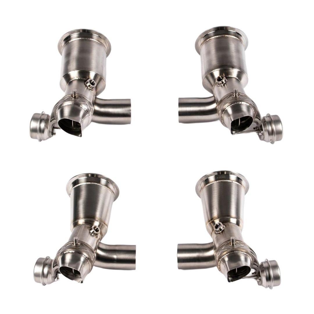JCR Inconel Valved Silencers for 991.2 Porsche 911 GT2 RS