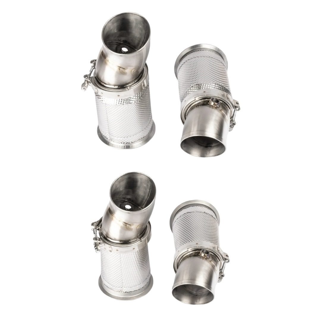 JCR Superlight Race Silencers for 991.2 Porsche 911 GT2 RS