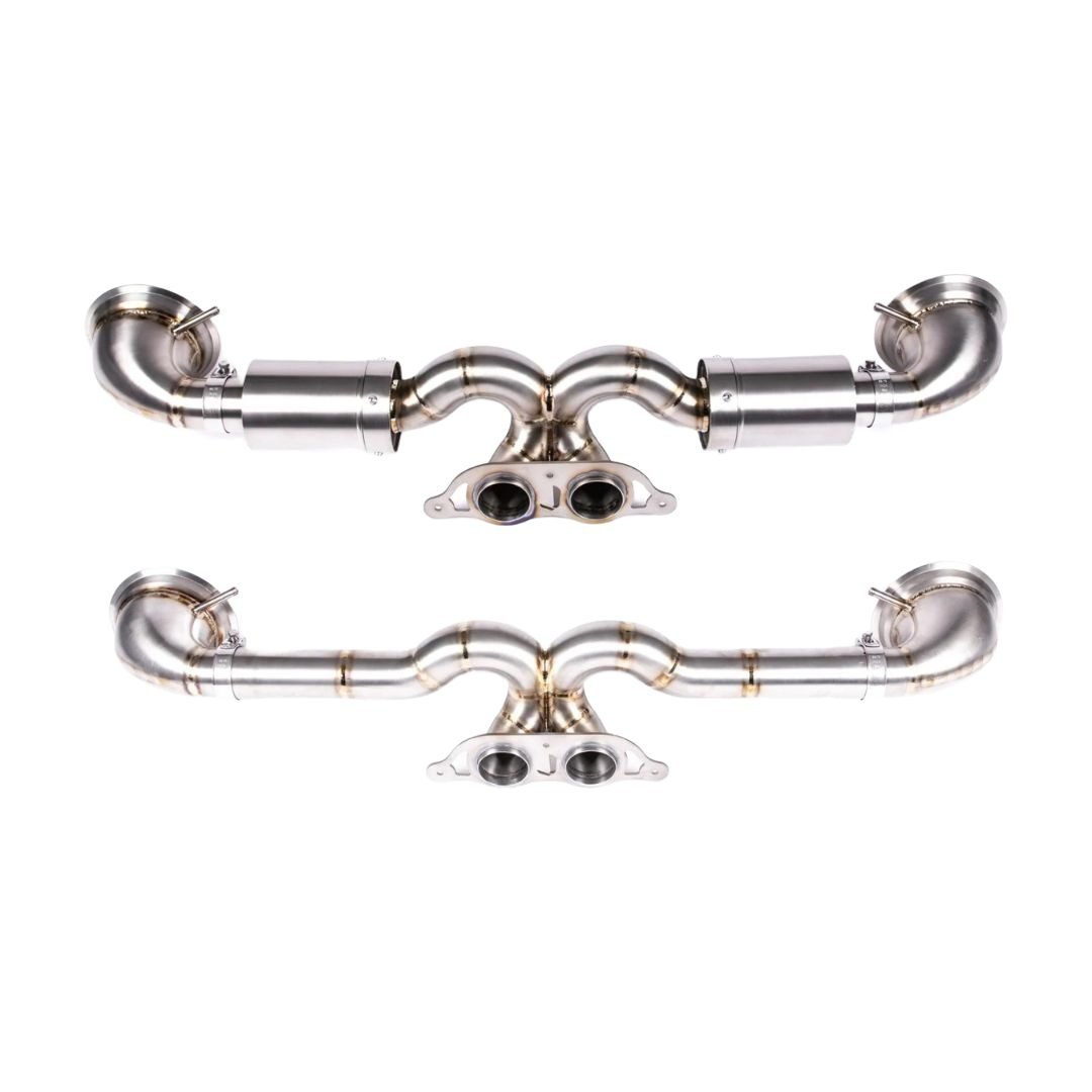 JCR Titanium Non-Valved Race Exhaust System for 991.2 Porsche 911 GT3 RS (with OPF) / Speedster