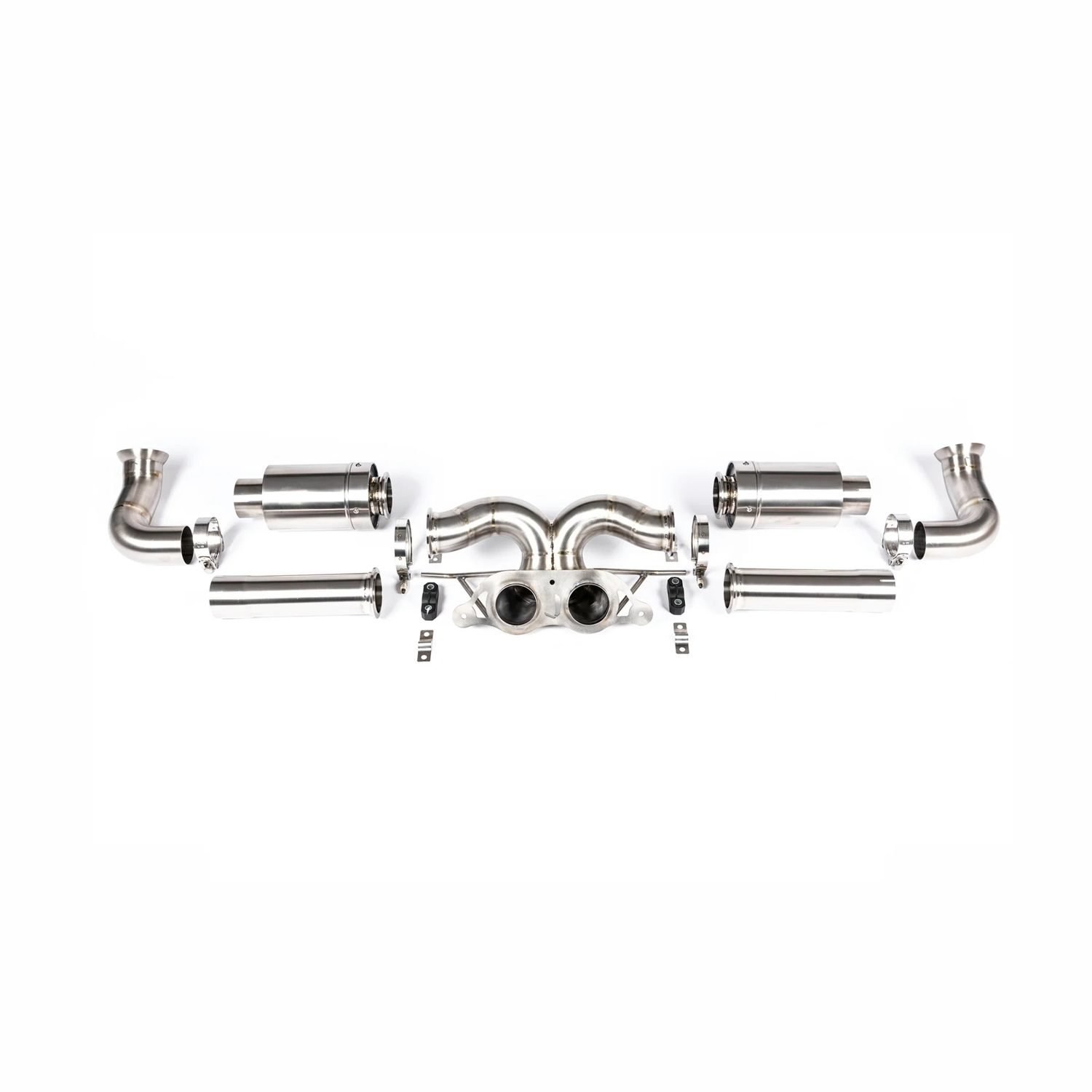 JCR Titanium Non-Valved Superlight Race Exhaust Kit for 997 / 991 Porsche 911 GT3, GT3 RS, GT3 RS 4.0, GT3 Touring, and R