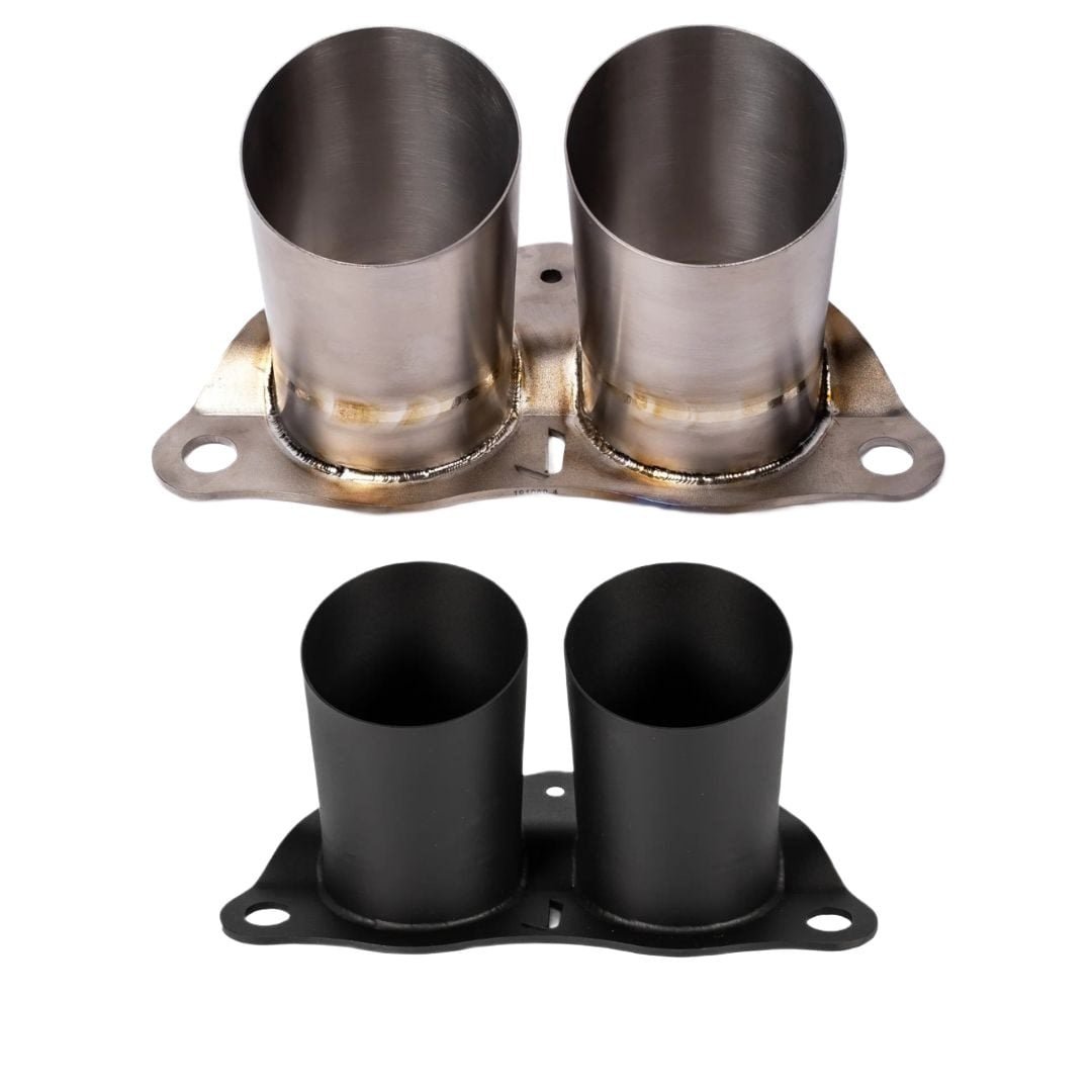 JCR Titanium OEM-Replacement Megaphone Exhaust Tips for 991.2 Porsche 911 GT3 RS (with OPF) / Speedster