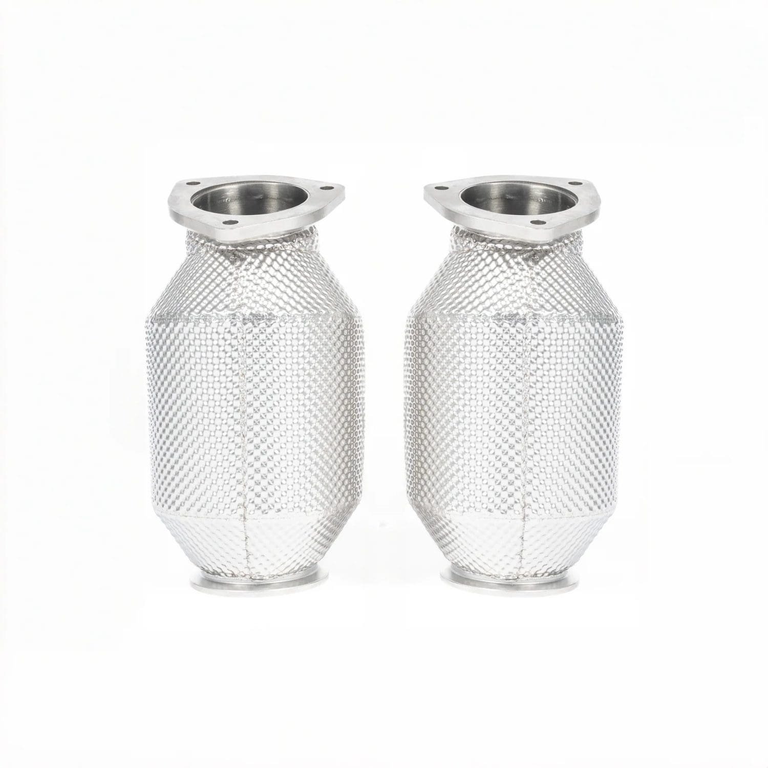 JCR Titanium Race-Silenced Link Pipe Sections (for JCR link pipes) for 982 Porsche 718 Cayman GT4 RS / Spyder RS