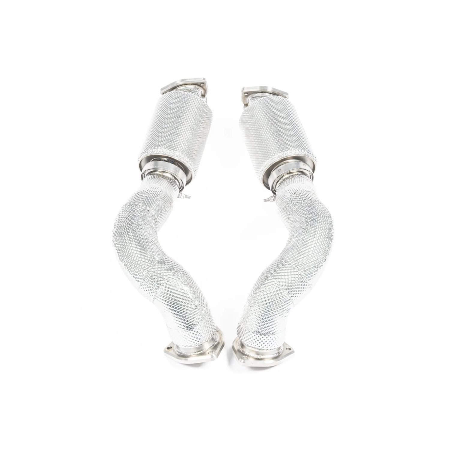 JCR Titanium Silenced Link Pipes for 982 Porsche 718 Cayman GT4 RS / Spyder RS