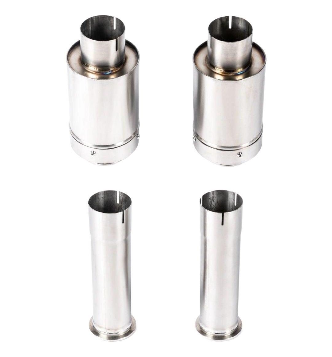 JCR Titanium Superlight Race Silencers for 997 / 991 Porsche 911 GT3, GT3 RS, GT3 RS 4.0, GT3 Touring, and R